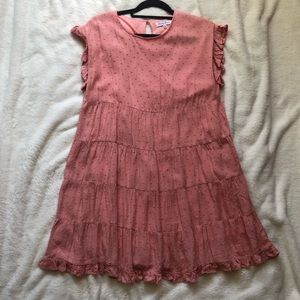 COPY - Francesca’s Pink Babydoll Tiered Dress